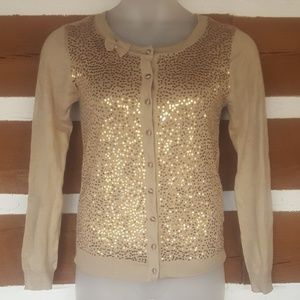 New Matilda size l button down embellished blouse